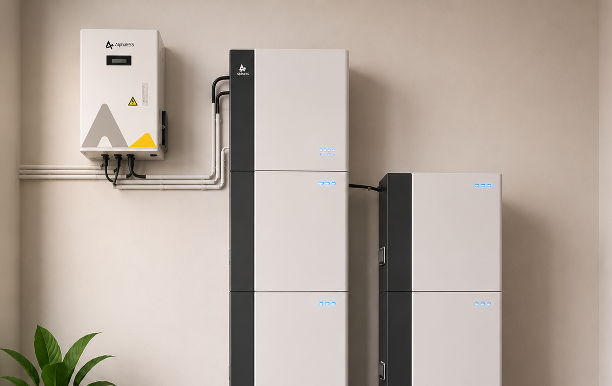 AlphaESS thuisbatterij met noodstroom