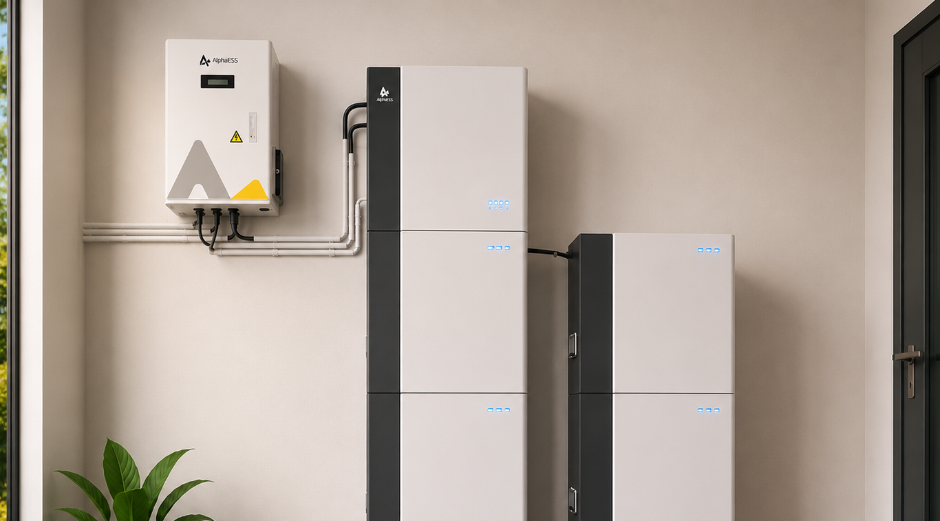 AlphaESS thuisbatterij met noodstroom