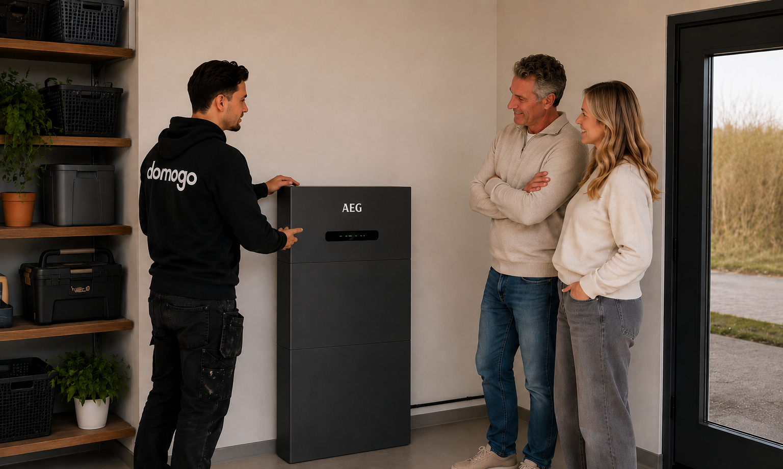 Thuisbatterij 10 kWh met installateur
