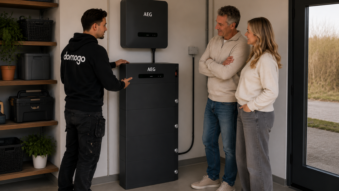 Thuisbatterij 20 kwh Domogo bij klanten in Utrecht