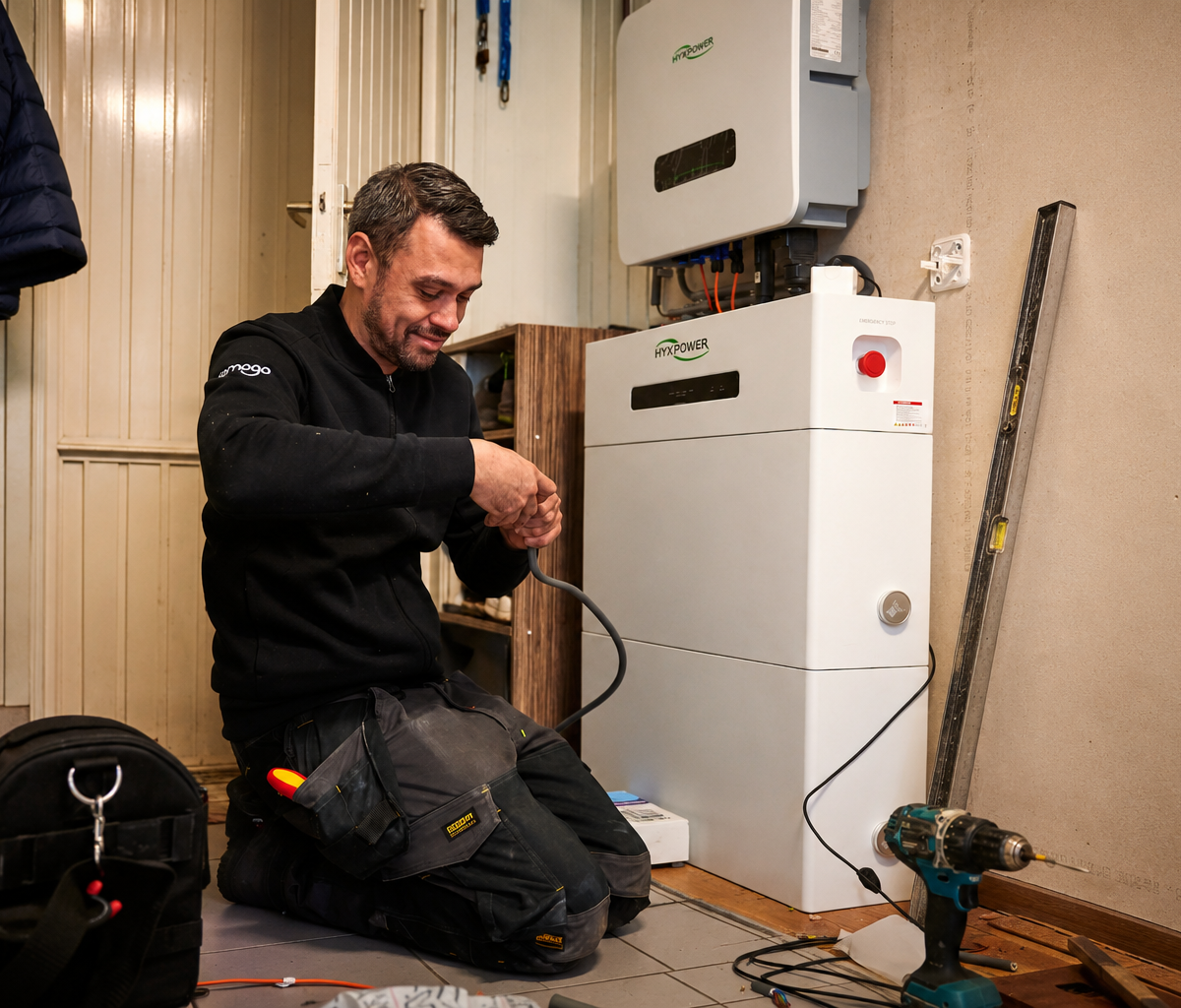 HyxiPower Hybride thuisbatterij met installateur