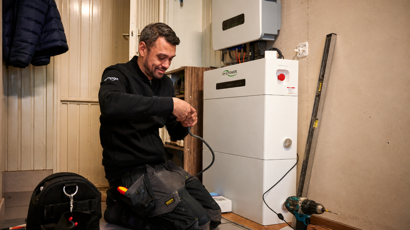 HyxiPower Hybride thuisbatterij met installateur