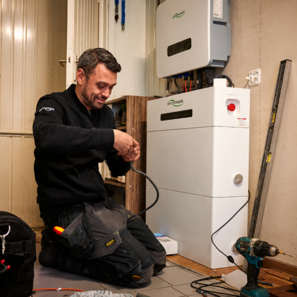 HyxiPower Hybride thuisbatterij met installateur
