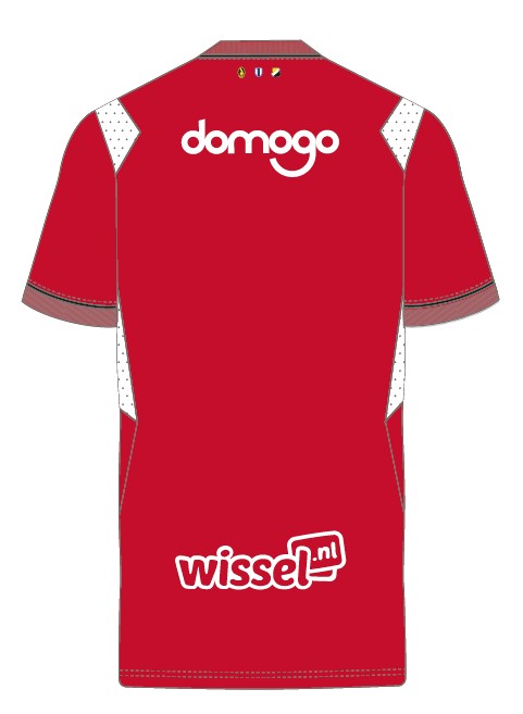 fc utrecht shirt met domogo op de rug