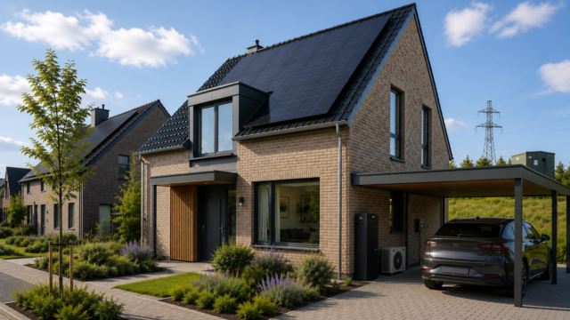 Duurzame woning met slim energiesysteem en thuisbatterij