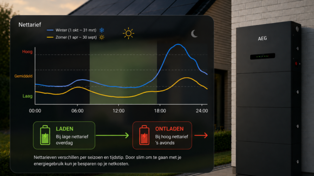 Tijdsafhankelijke nettarieven en de rol van thuisbatterijen