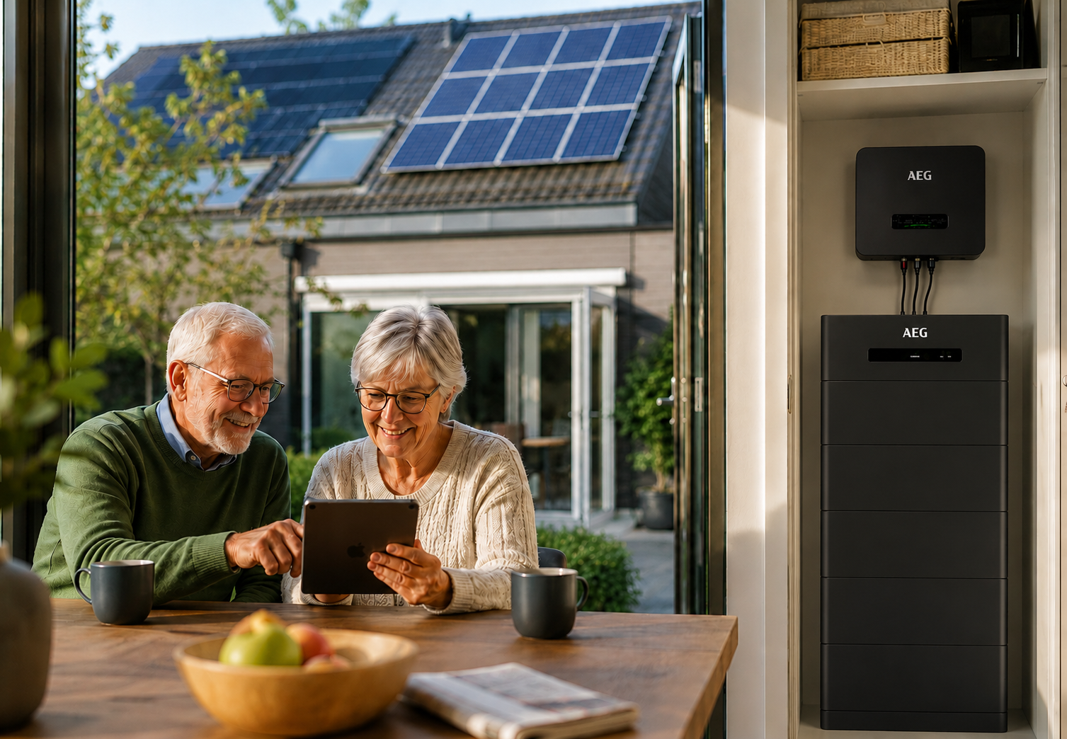 AEG hybride 25 kWh slimme thuisbatterij