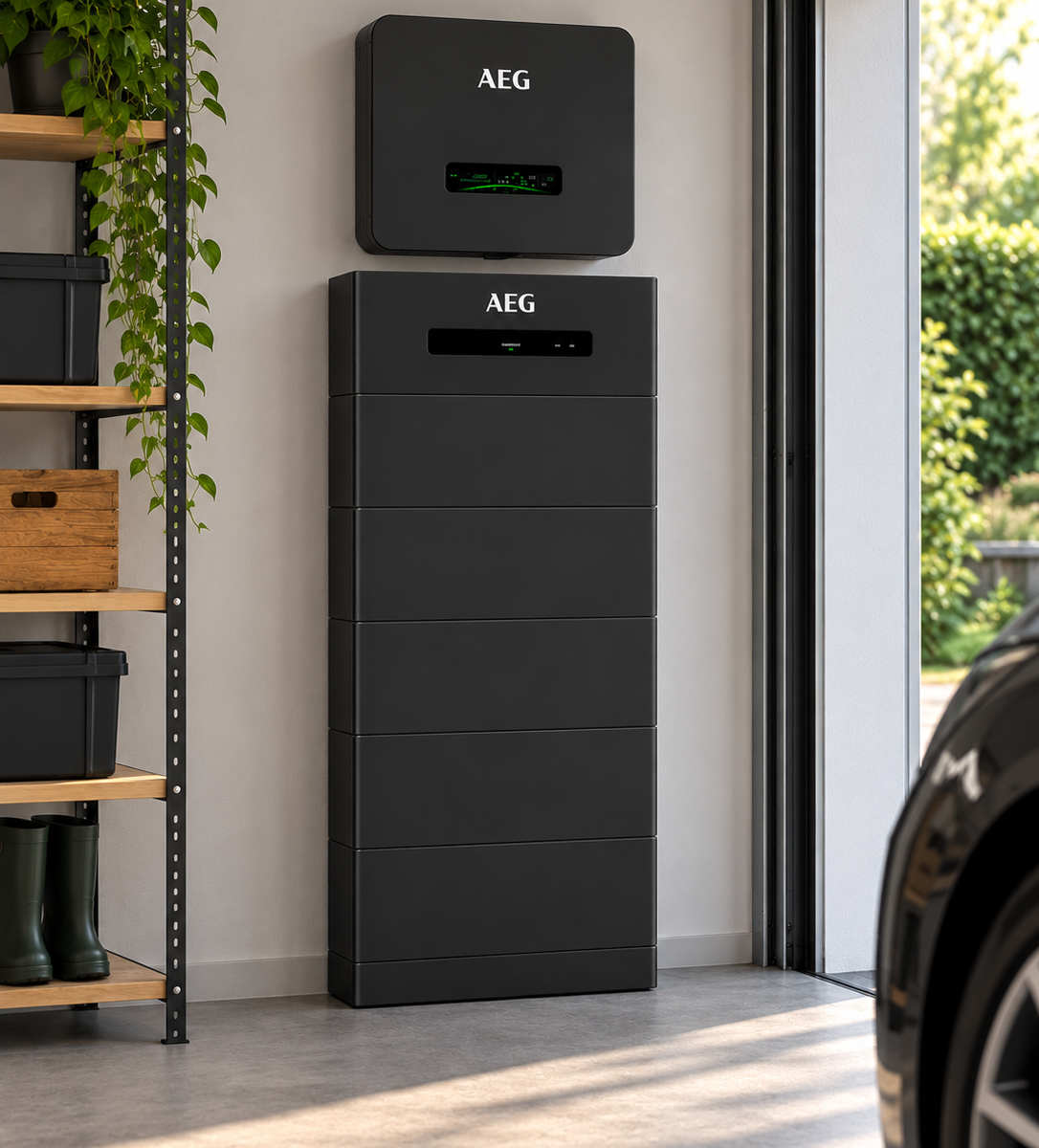 AEG slimme thuisaccu 25 kwh hybride
