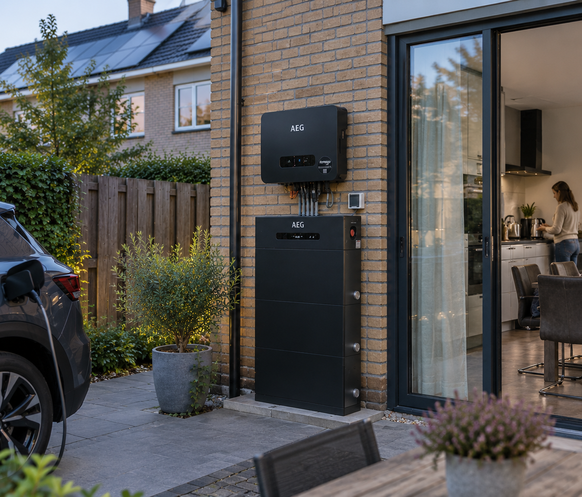 woning met veel verbruik en 1-fase aansluiting